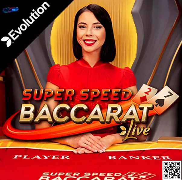Super Speed Baccarat en vivo con mesa rápida y crupier real